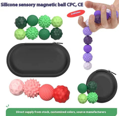 Silicone Sensory Magnetic Ball Toy
